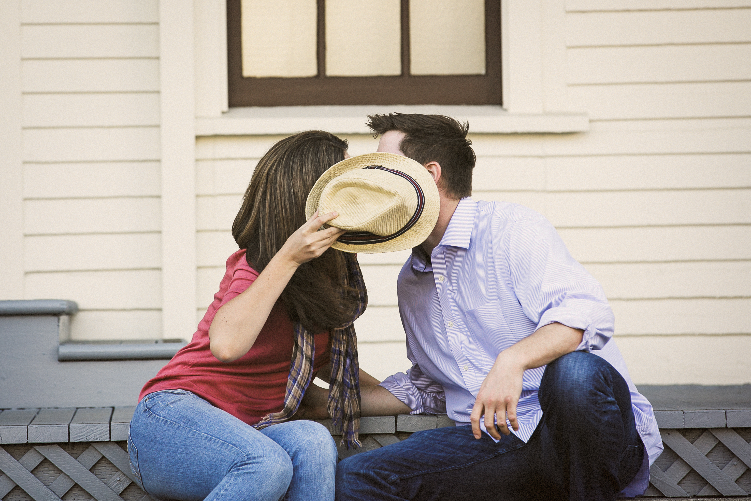 Fun Engagement Photo